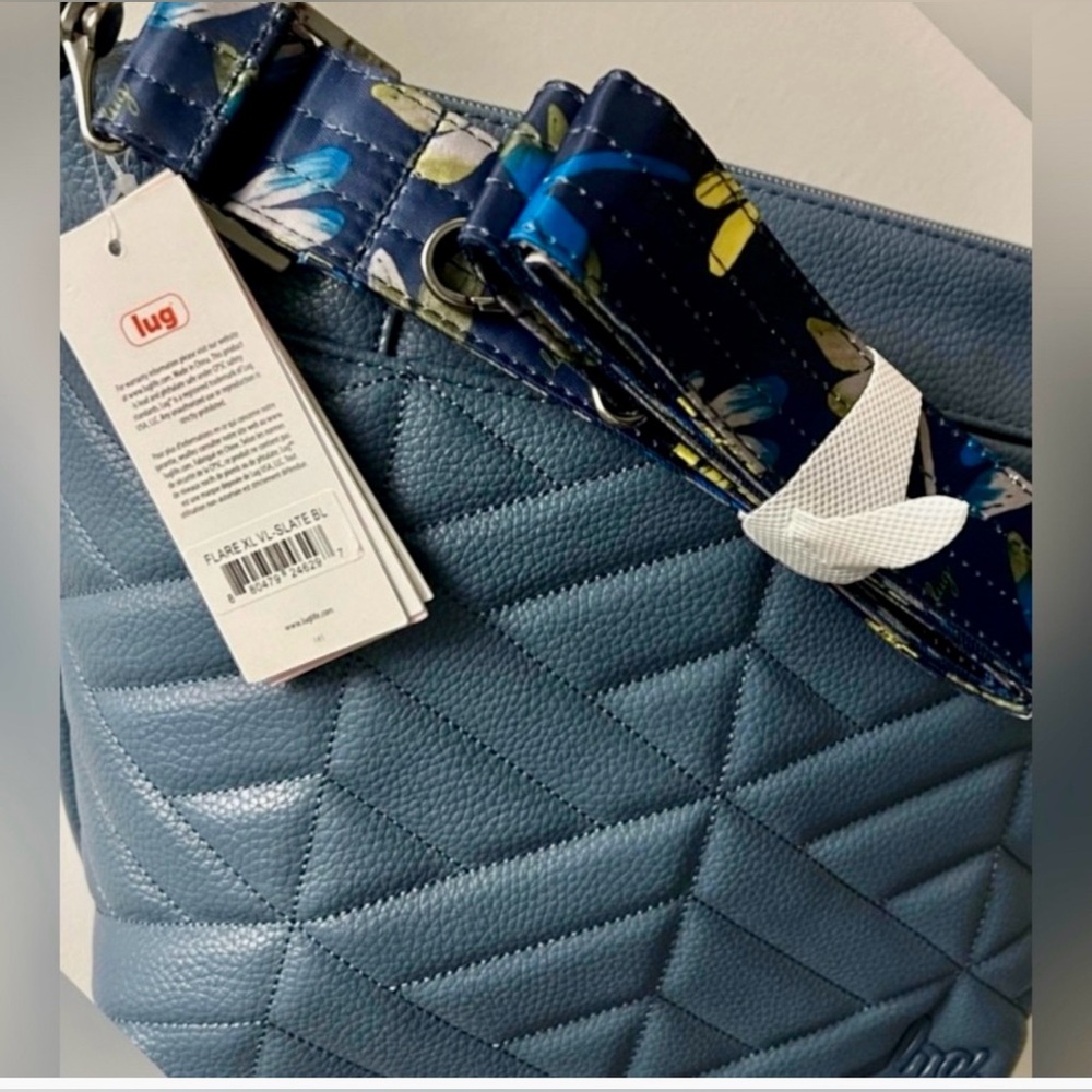 Lug Flare XL Vegan Leather in Slate Blue - Picture 4 of 6
